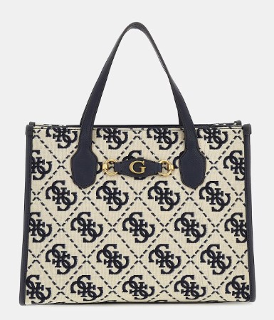 GUESS Bolso de mano izzy con logotipo 4g