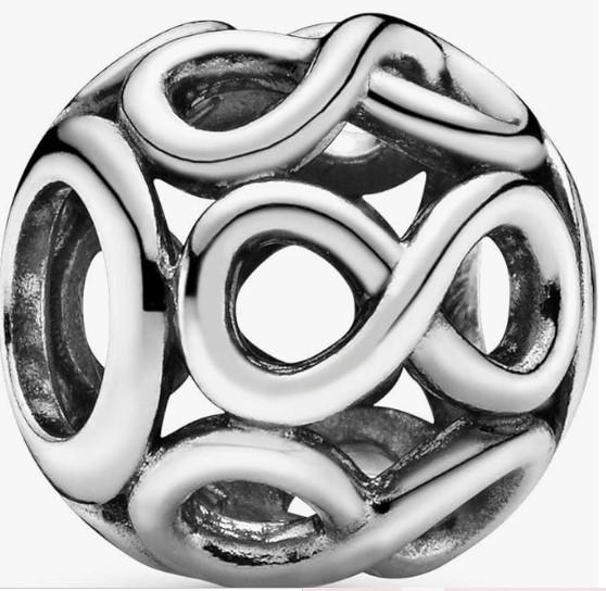 PANDORA Jewelry Infinite Shine Sterling Silver Charm