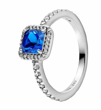 Anillo Mujer Pandora blue crystal