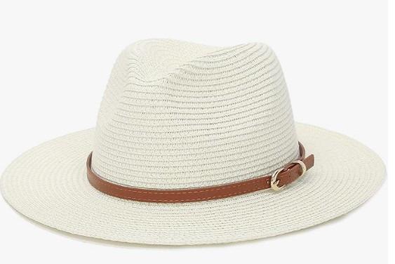 EOZY Panamá - Sombrero de playa para mujer con ala ancha