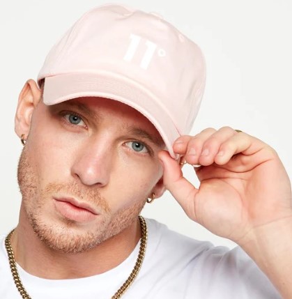 Gorra Con Logotipo De Béisbol - Rosa Tiza