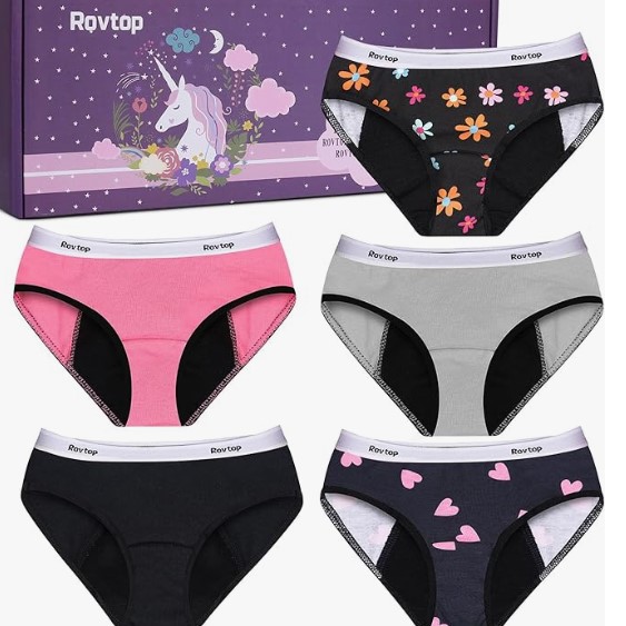 Rovtop Bragas Menstruales Lavables 5 PCS