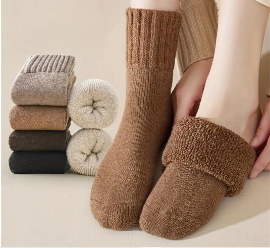 Calcetines de invierno cálidos y acogedores