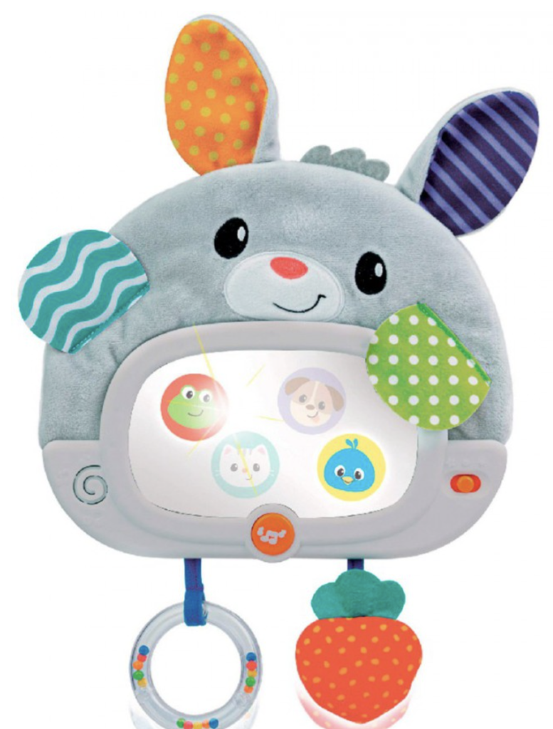 Winfun Espejo para cuna interactivo con luz y sonido